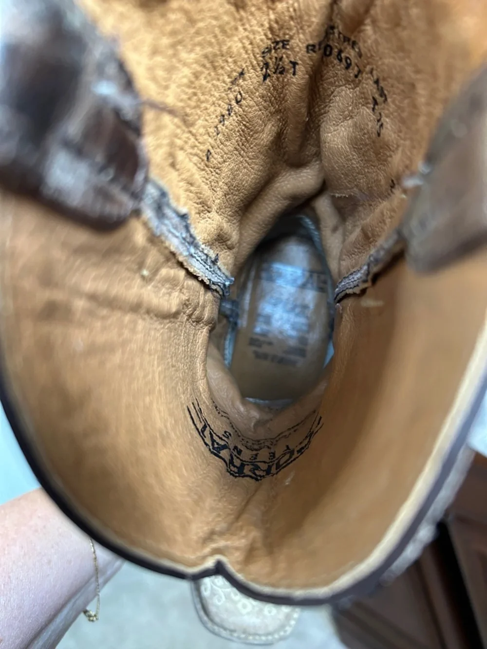 Corral gently worn